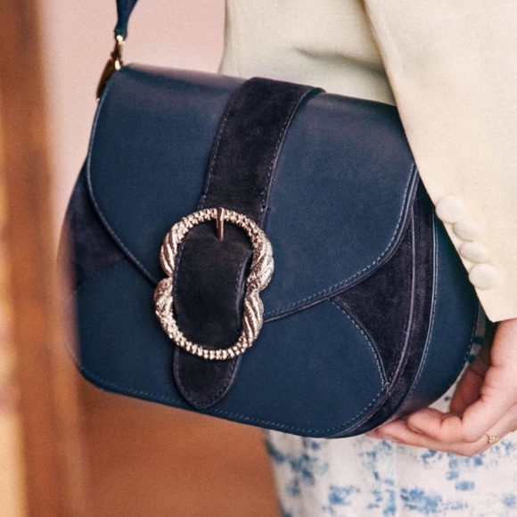 Sezane Handbags - Sezane OLI bag in Navy NWT